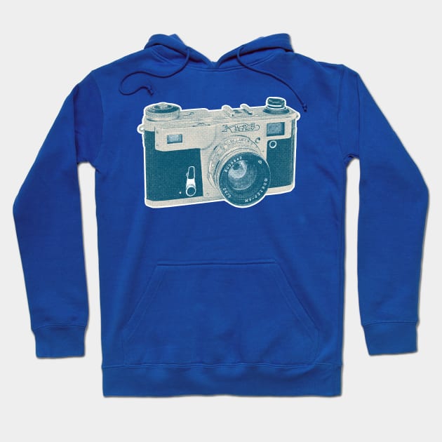 Vintage Kiev 4 Rangefinder Camera Design Hoodie by CultOfRomance